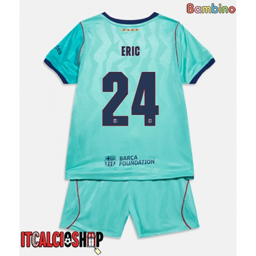 Barcelona Eric Garcia #24 Terza Maglia Bambino 2026-27 Manica Corta (+ Pantaloni corti)